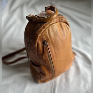 C&C CALIFORNIA Soft Vachetta Leather Backpack